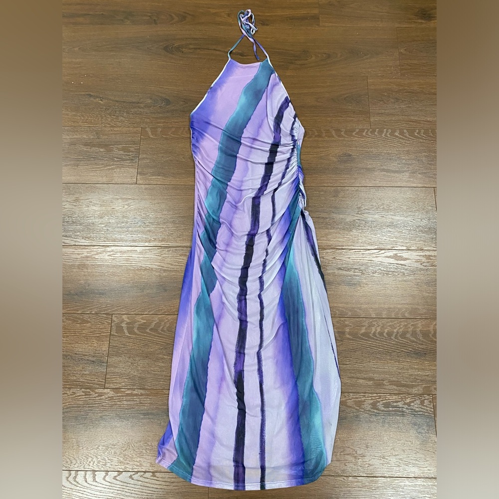 Zara  Striped Maxi Dress